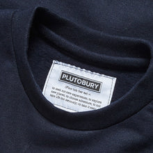 Men's Classic Sweatshirt Navy Blue Neck Label