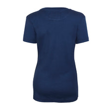 Women's Classic T-Shirt Navy Blue Back