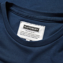 Women's Classic T-Shirt Navy Blue Neck Label