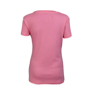 Women's Classic T-Shirt Pink Back